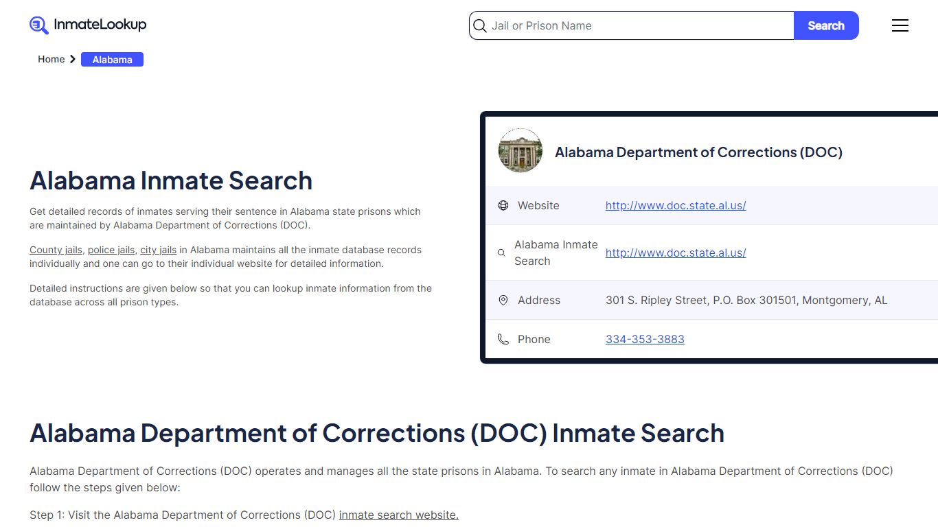 Washington County Jail - Prison Insight